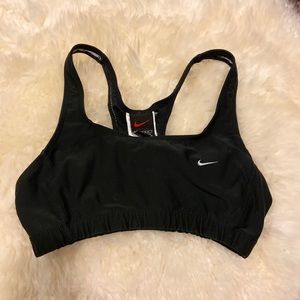 Black Nike sports bra